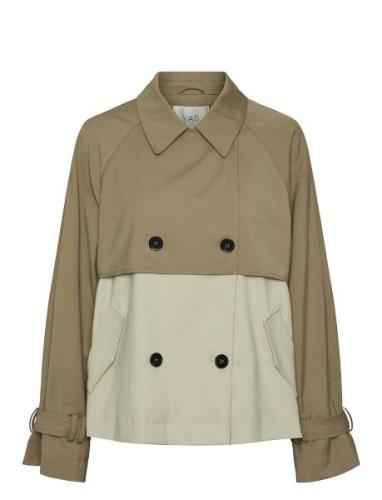 Yasturbo Short Trenchcoat YAS Beige