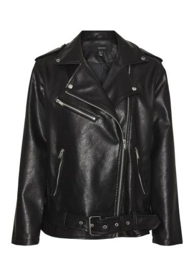 Vmramon Paula Coated Jacket Noos Vero Moda Black