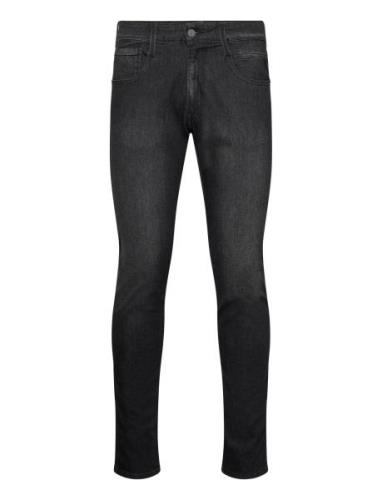 Anbass Trousers Slim 99 Denim Replay Black