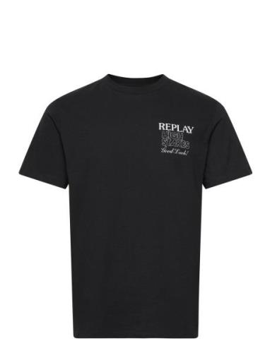 T-Shirt Regular Replay Black