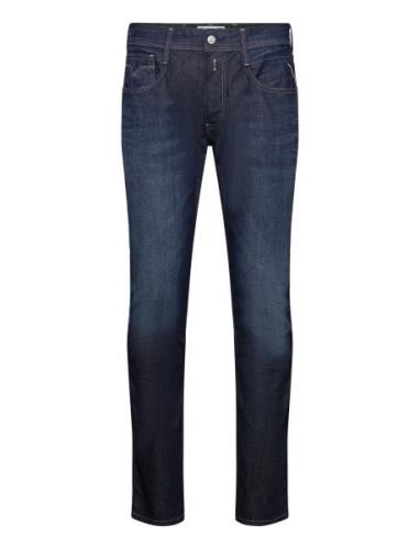 Anbass Trousers Slim 573 Online Replay Blue