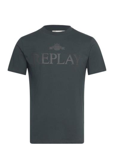 T-Shirt Regular Replay Green