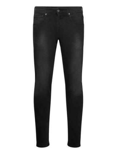 Grover Trousers Straight C-Stretch Replay Black