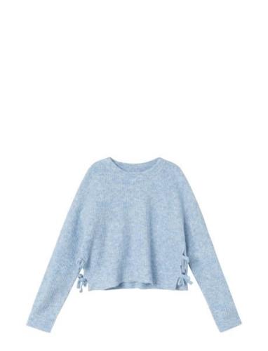 Nkflinnea Ls Loose Short Knit Name It Blue