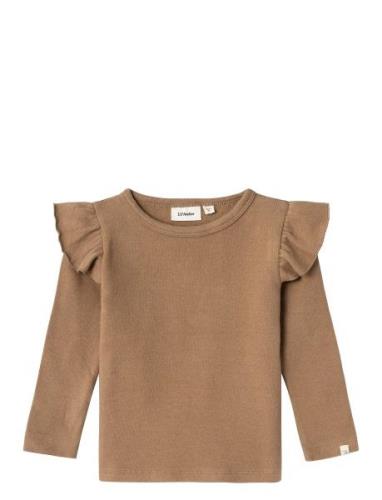 Nmfthoro Ls Slim Top Lil Lil'Atelier Brown