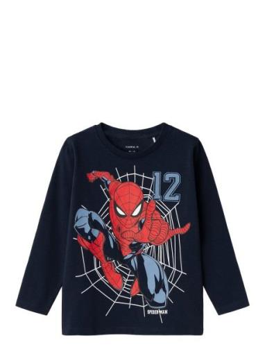 Nmmjaris Spiderman Ls Top Mar Name It Navy