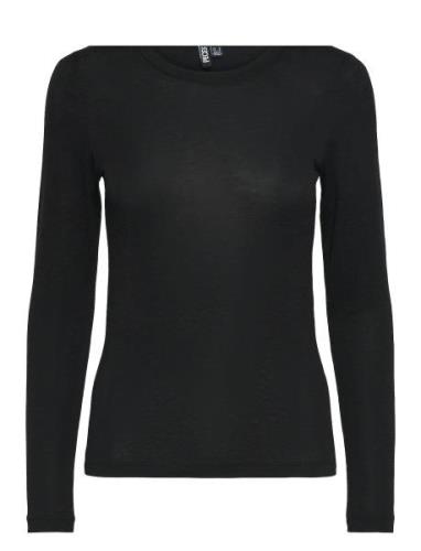 Pcmaria Ls Top Noos Bc Pieces Black