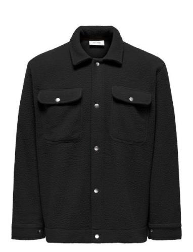 Onsemilio Teddy Overshirt Sweat Vd ONLY & SONS Black