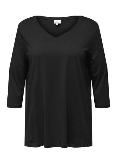 Carbonnie Life 3/4 V-Neck A-Shape Jrs ONLY Carmakoma Black