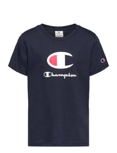 Crewneck T-Shirt Champion Navy