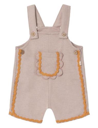 Nbfheather Short Sweat Overall Lil Lil'Atelier Beige