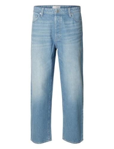 Slh-Barrel 5423 L.b Wash Jns Selected Homme Blue