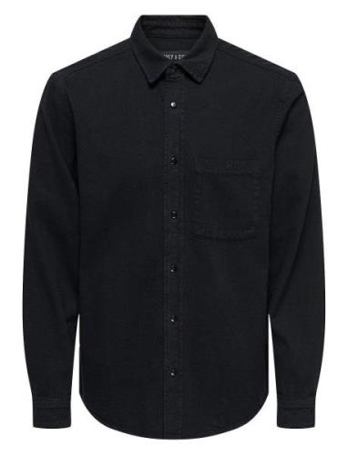 Onssteen Wb 8022 Bj Dnm Shirt Vd ONLY & SONS Black