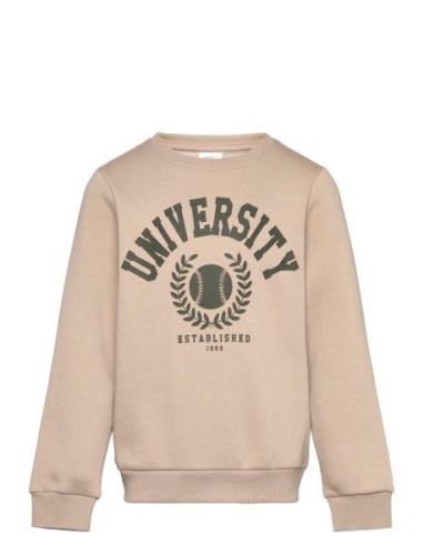 Nkntille Ls Sweat Bru Noos Name It Beige