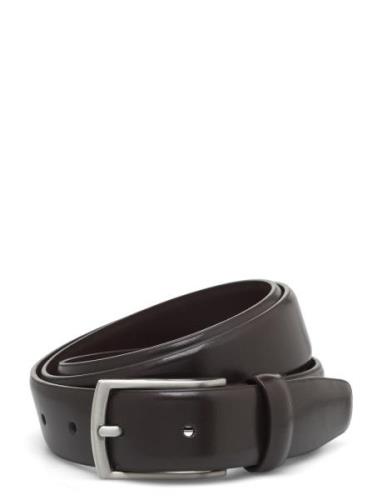 Leather Belt Mango Black