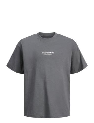 Jorvesterbro Tee Ss Crew Neck Noos Jnr Jack & J S Grey