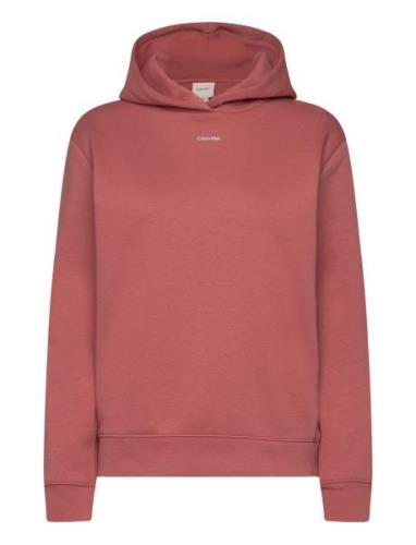 Nano Logo Reg Fleece Hoodie Calvin Klein Red