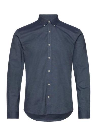 Yarn Dyed Oxford Superflex Shirt Lindbergh Blue