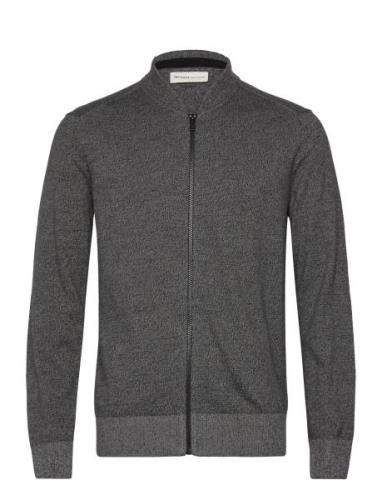 Knitted Bomber Jacket Tom Tailor Grey