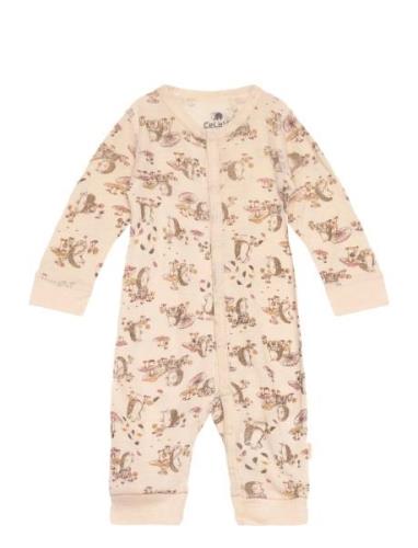 Jumpsuit - Aop CeLaVi Beige