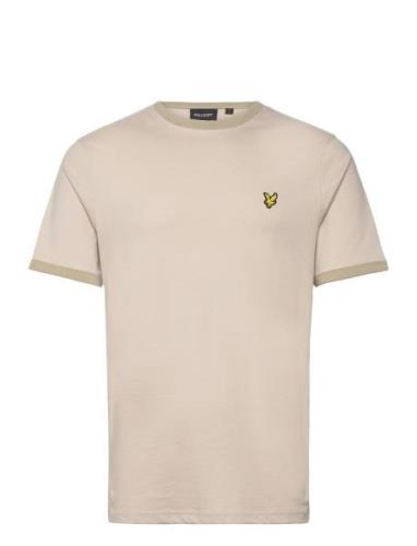 Ringer T-Shirt Lyle & Scott Beige