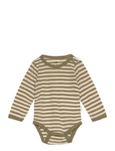 Body Ls - Yd Stripe CeLaVi Green