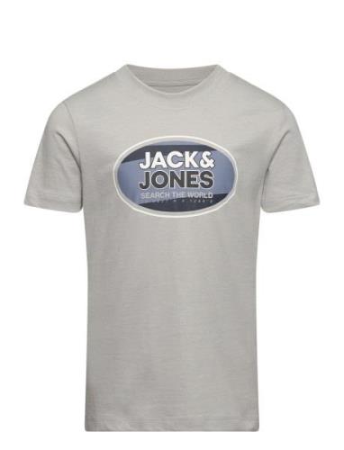 Jcoray Color Tee Ss Crew Neck Fst Jnr Jack & J S Grey