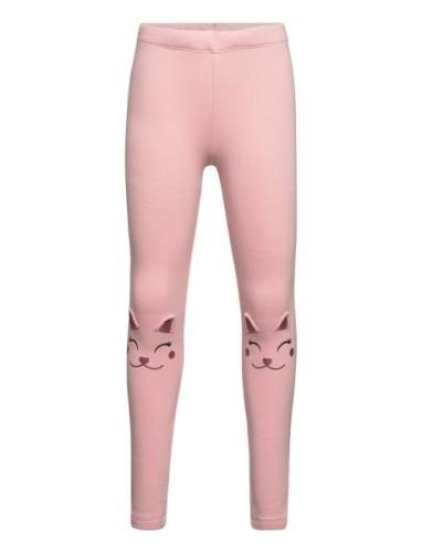 Leggings Cat On Knees Lindex Pink