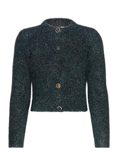 Glitter Knit Cardigan ROTATE Birger Christensen Green