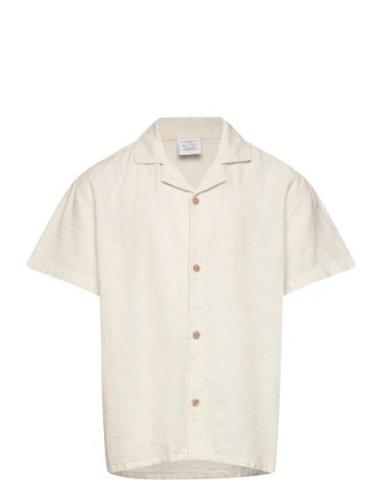 Shirt Ss Linen Lindex White