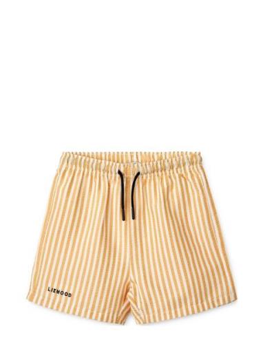 Duke Stripe Board Shorts Liewood Yellow