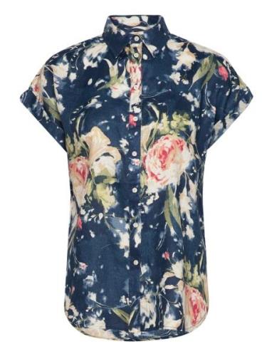 Relaxed Fit Floral Short-Sleeve Shirt Lauren Ralph Lauren Patterned