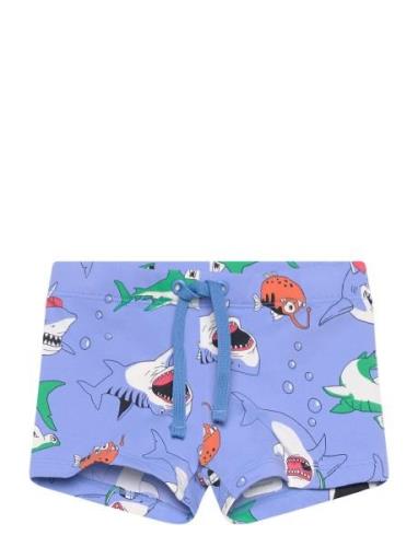 Swimtrunk Aop Lindex Blue