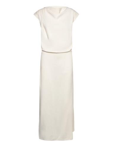 Aviator Draped Dress - Orana Rabens Sal R Cream