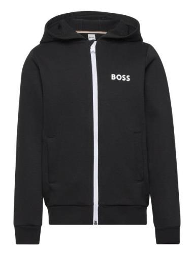 Hooded Cardigan BOSS Black