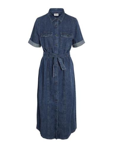 Nmgret Long Shirt Dress Wg004Mb NOISY MAY Blue