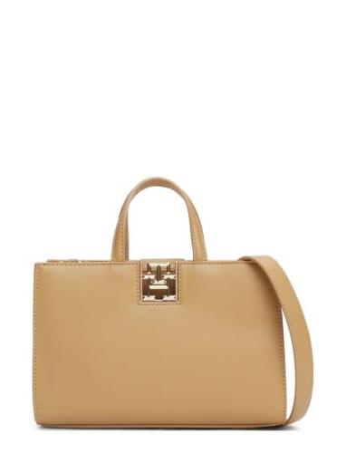 Th Reset Mini Tote Tommy Hilfiger Beige