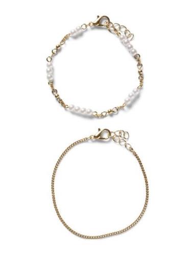 Pckelly 2-Pack Bracelet Pieces Gold