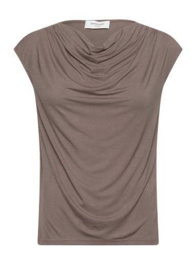 Viscose T-Shirt Rosemunde Brown