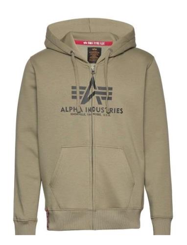 Basic Zip Hoody Alpha Industries Khaki