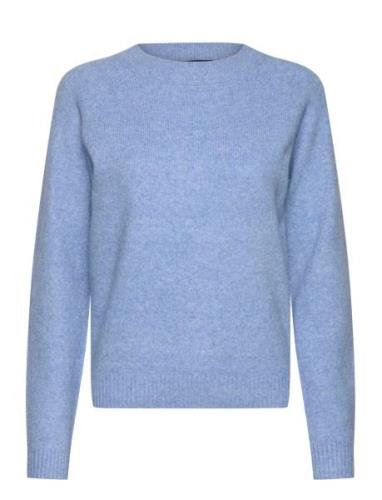 Vmdoffy Ls O-Neck Blouse Ga Noos Vero Moda Blue