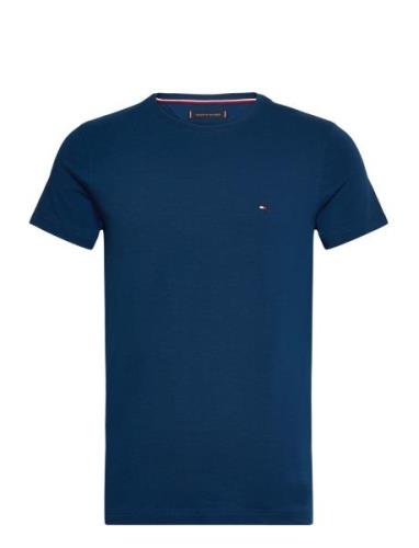 Stretch Slim Fit Tee Tommy Hilfiger Blue