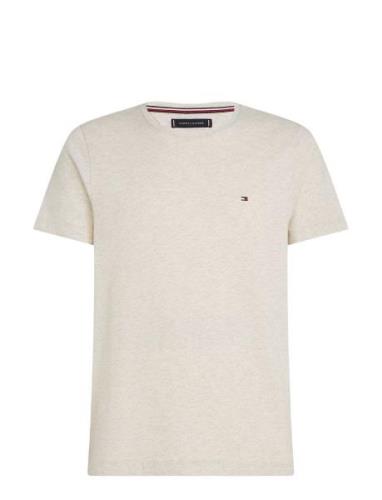 Stretch Slim Fit Tee Tommy Hilfiger Beige