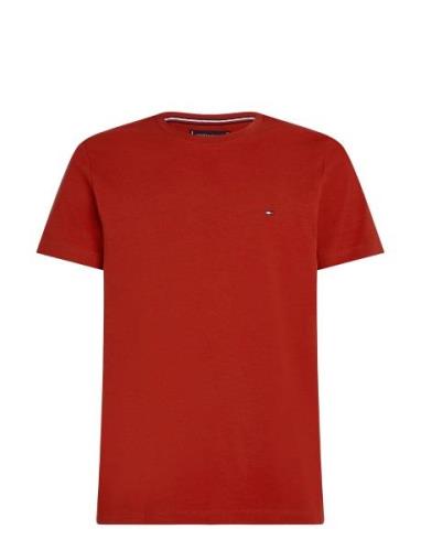 Stretch Slim Fit Tee Tommy Hilfiger Red