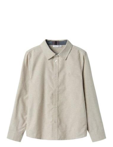 Nkmnewsa Ls Shirt Noos Name It Beige