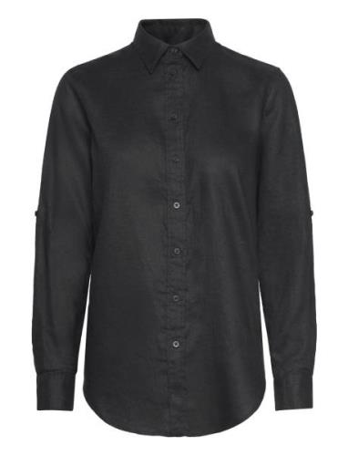 Linen Shirt Lauren Ralph Lauren Black