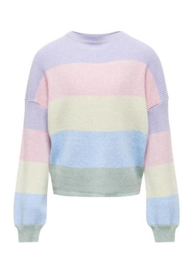 Kogsandy L/S Stripe Pullover Knt Noos Kids Only Patterned