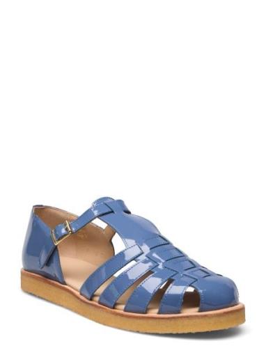 Sandals - Flat - Closed Toe - Op ANGULUS Blue