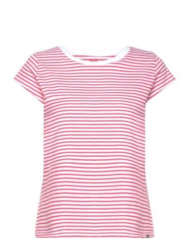 Organic Favorite Stripe Teasy Mads Nørgaard Red