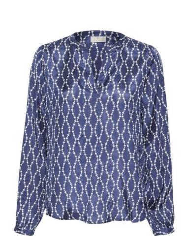 Kaolan Blouse Kaffe Blue